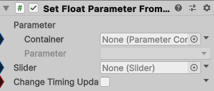 SetFloatParameterFromUISlider
