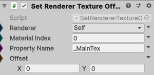 SetRendererTextureOffset