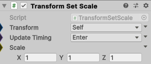 TransformSetScale