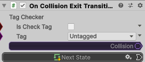 OnCollisionExitTransition