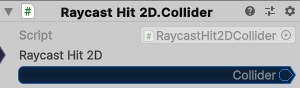 RaycastHit2D.Collider
