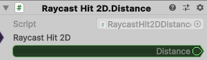 RaycastHit2D.Distance