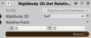 Rigidbody2D.GetRelativePointVelocity
