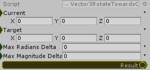 Vector3.RotateTowards