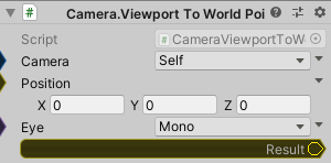 Camera.ViewportToWorldPoint
