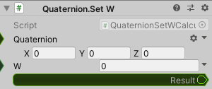 Quaternion.SetW