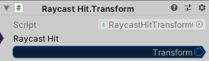 RaycastHit.Transform