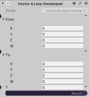 Vector4.LerpUnclamped
