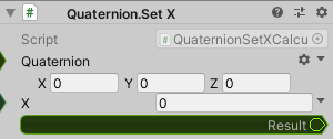 Quaternion.SetX