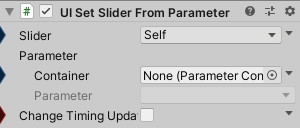 UISetSliderFromParameter