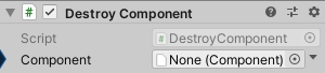 DestroyComponent