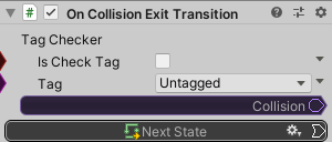 OnCollisionExitTransition