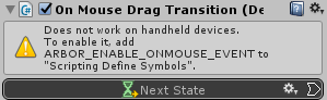 OnMouseDragTransition