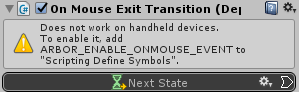 OnMouseExitTransition